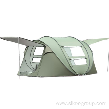 Portable outdoor tent camping rainproof boat tent 3 to 4 people automatic fishing pop-up privacy tent